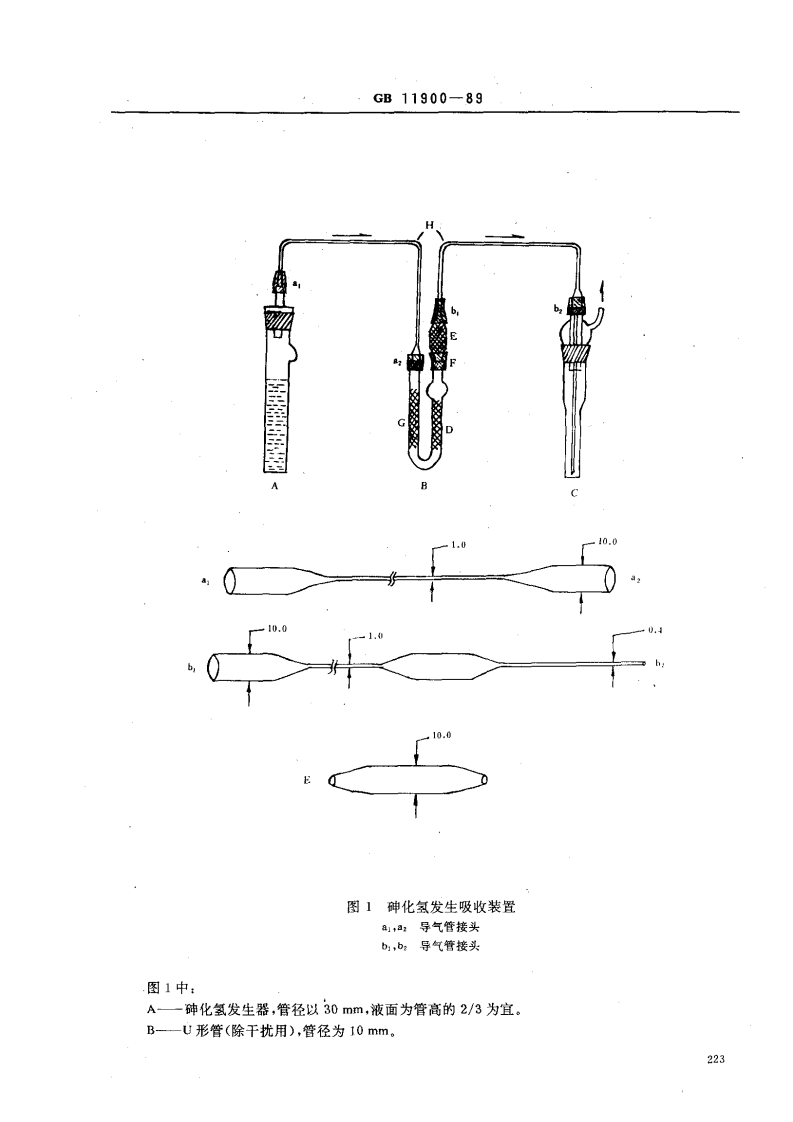 GB 11900-89 水质 痕量砷的测定 硼氢化钾-硝酸银分光光度法.pdf 第3页