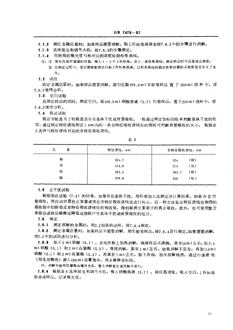 GB 7475-87 水质 铜、锌、铅、镉的测定 原子吸收分光光度法.pdf 第3页