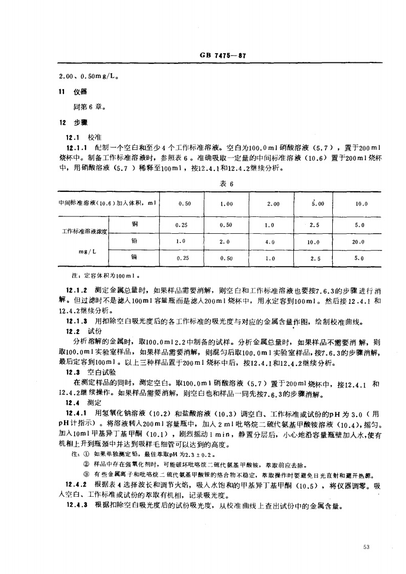 GB 7475-87 水质 铜、锌、铅、镉的测定 原子吸收分光光度法.pdf 第5页