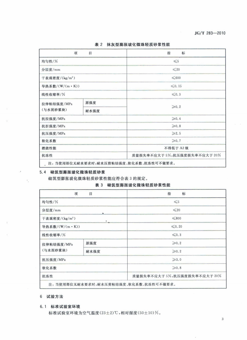 JGT283-2010 膨胀玻化微珠轻质砂浆.pdf 第5页