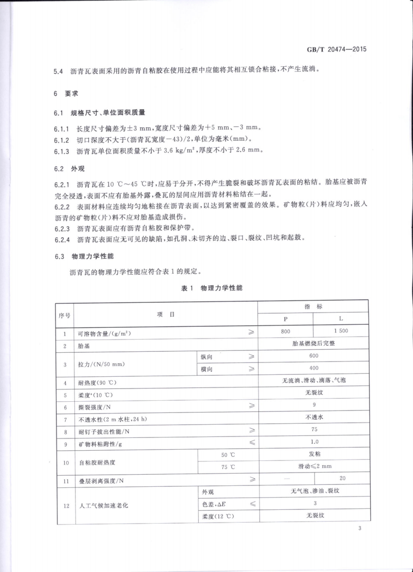 GBT20474-2015 玻纤胎沥青瓦.pdf 第5页