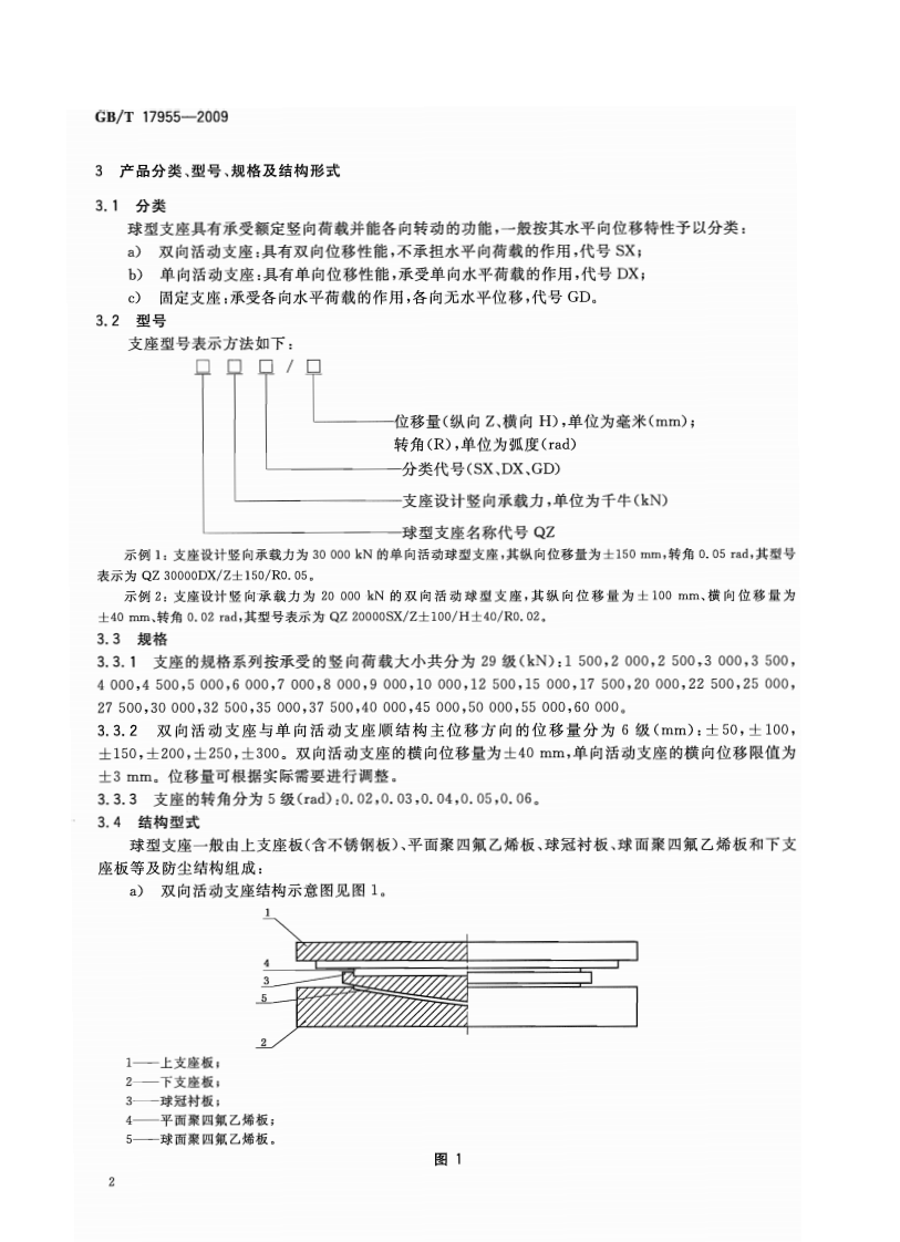 GBT17955-2009 桥梁球型支座.pdf 第5页