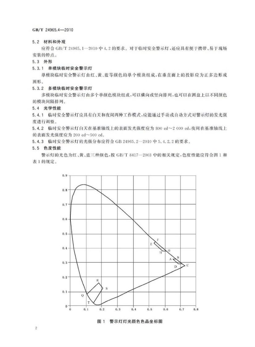 GBT24965.4-2010 交通警示灯 第4部分临时安全警示灯.pdf 第4页