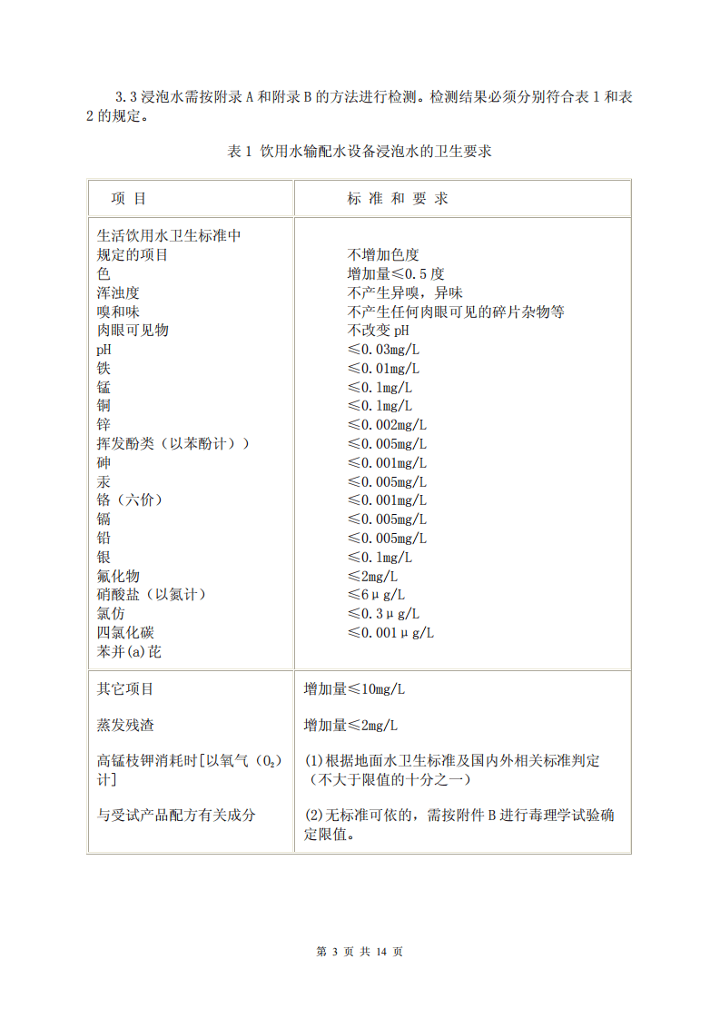 GBT 17219-1998 生活饮用水输配水设备及防护材料安全性评价标准.pdf 第3页