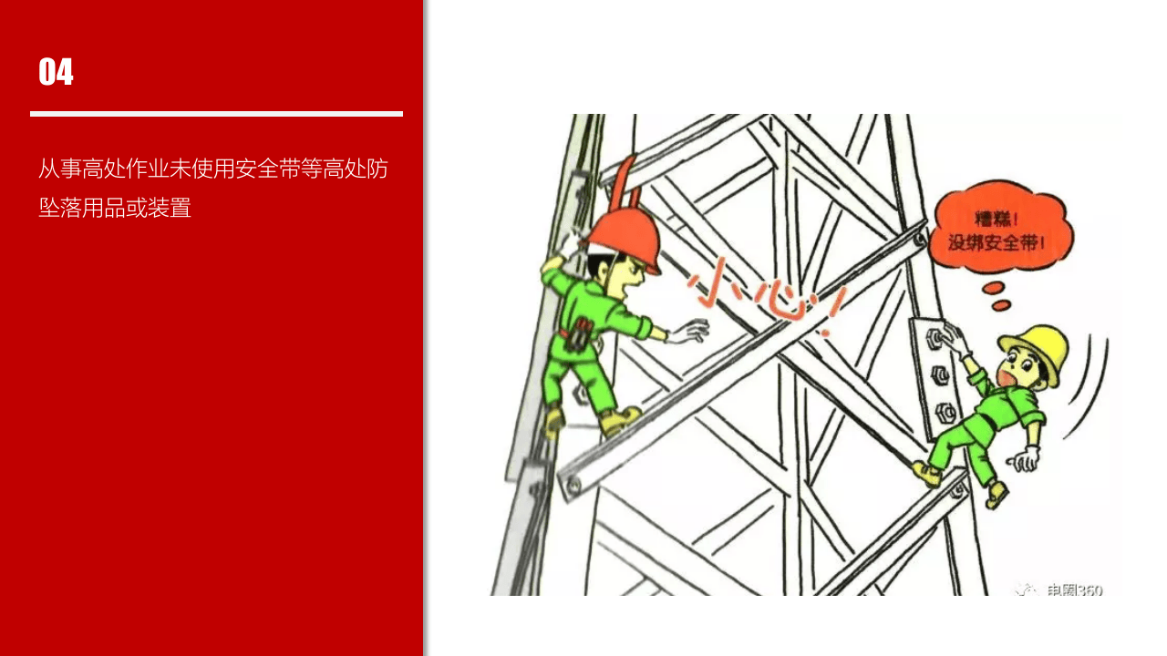 .电网建作业人员典型违章100例解析.pptx 第5页