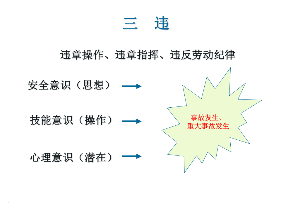 全员安全&ldquo;反三违&rdquo;训练和&ldquo;四不伤害&rdquo;培训.ppt 第2页