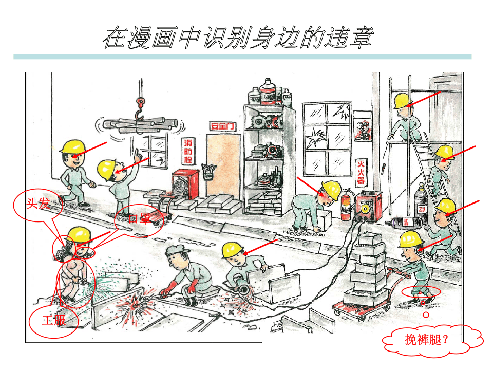 经典安全漫画(查作业现场违章).ppt 第4页