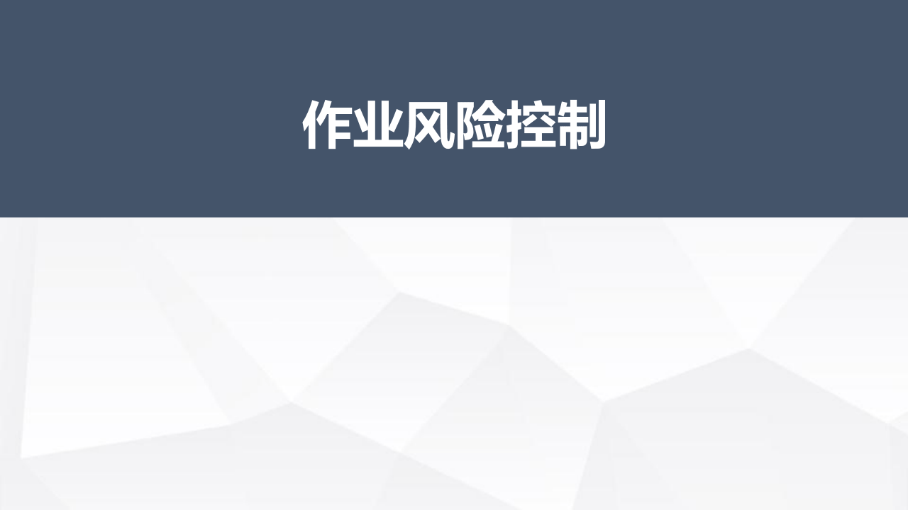作业风险控制.ppt 第1页