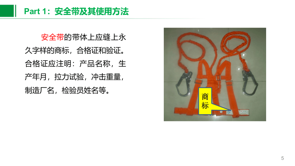 高处作业个人防护用品.pptx 第5页