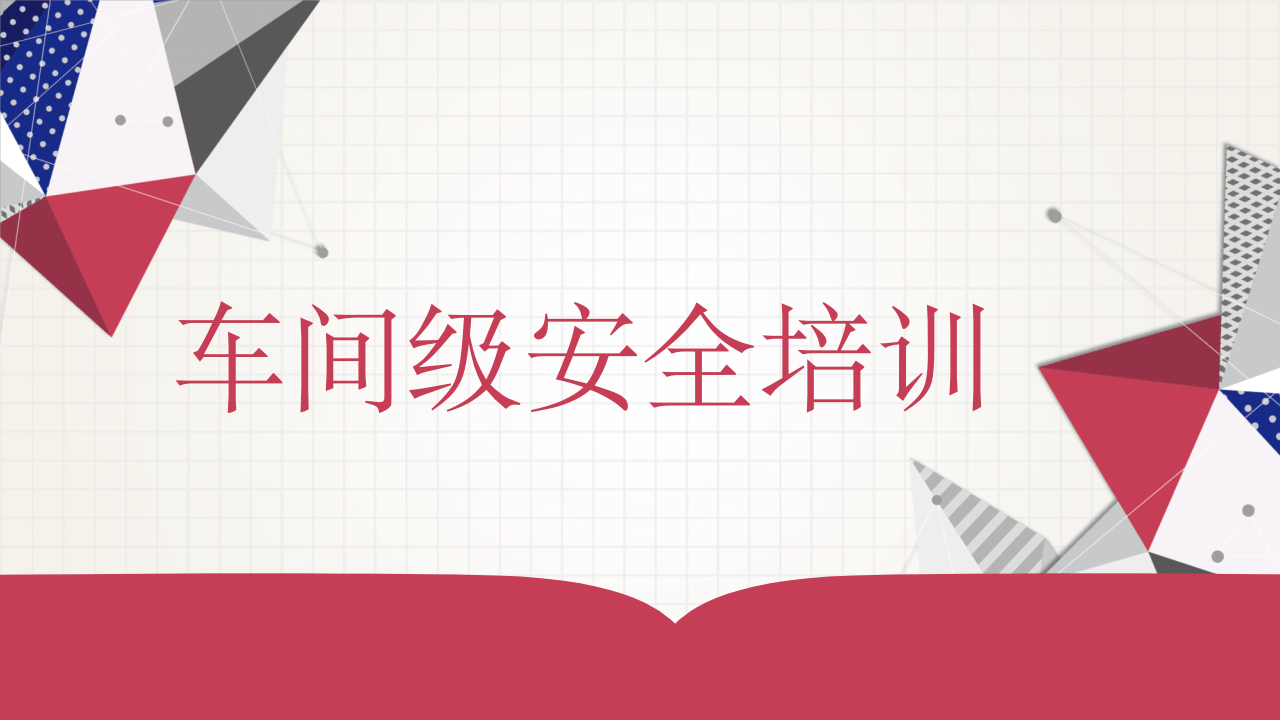 70.车间级安全培训.pptx 第1页
