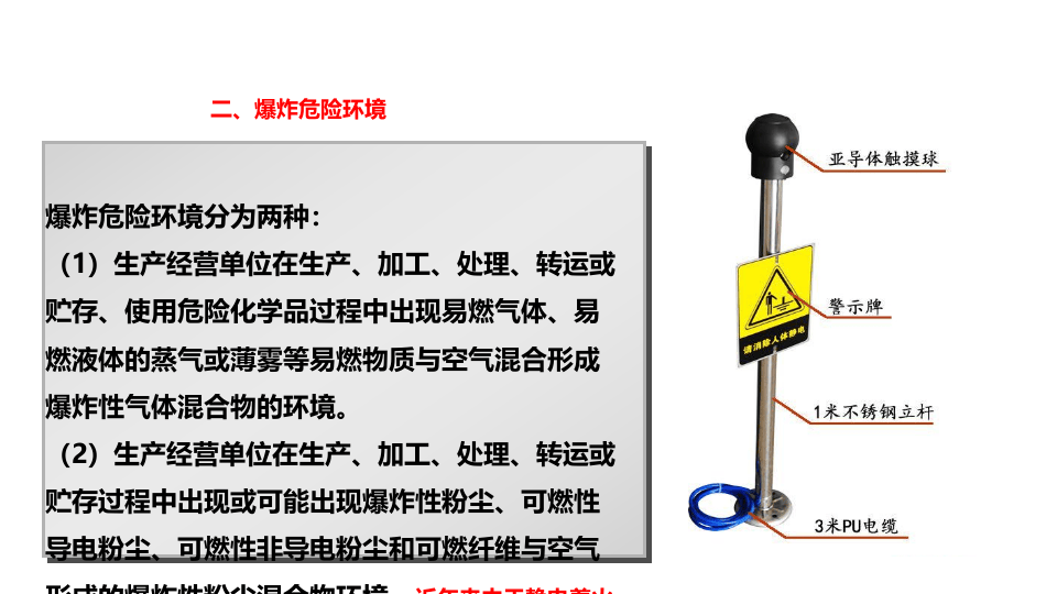 爆炸危险环境如何防范静电事故.pptx 第3页