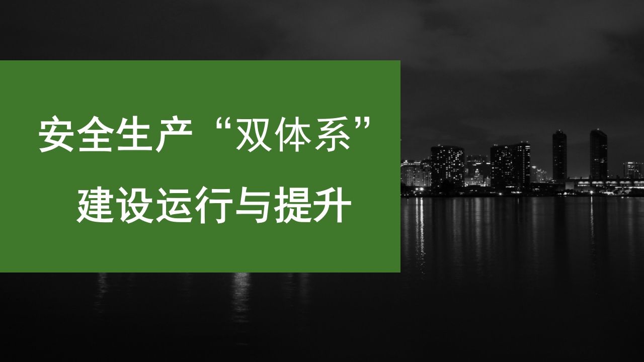双重预防机制双体系建设运行与提升.pptx 第1页