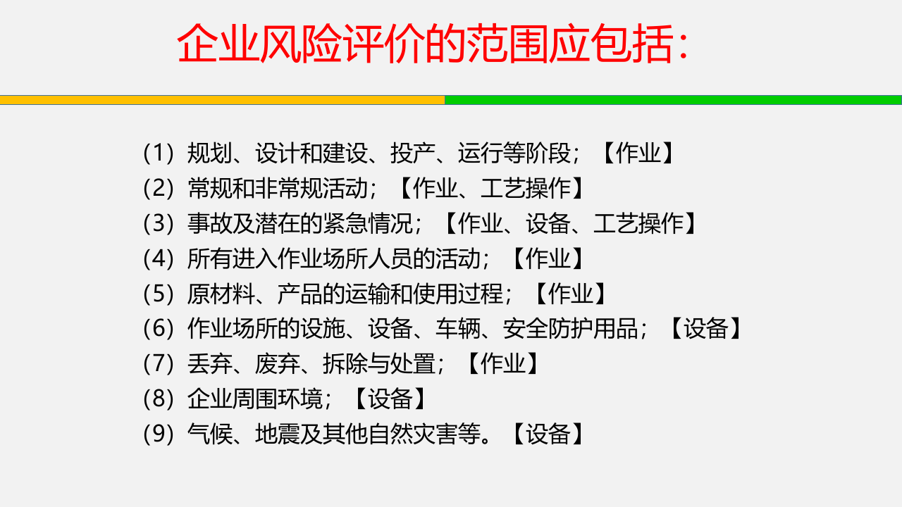 红橙黄蓝四色安全风险管控体系培训解读.ppt 第5页