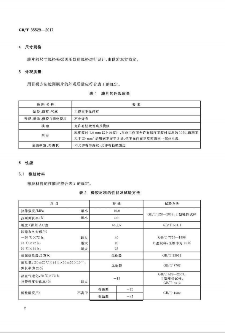 GBT35529-2017 城镇燃气调压器用橡胶膜片.pdf 第3页