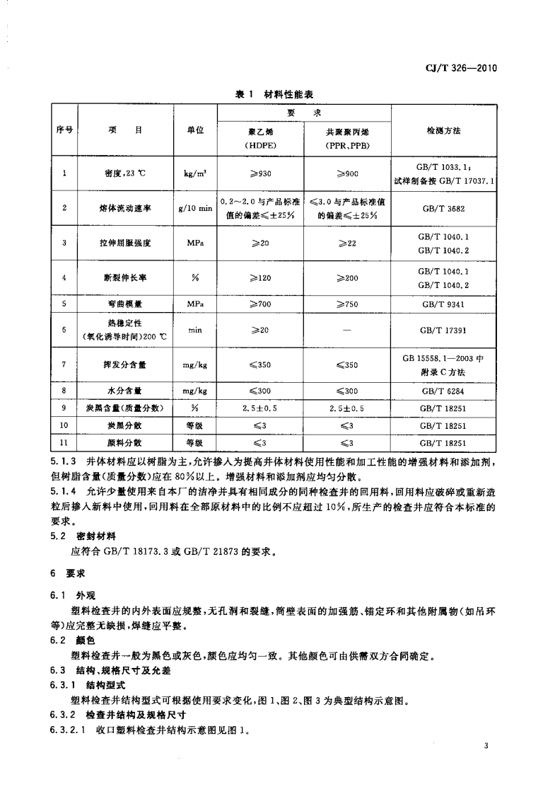 CJT326-2010 市政排水用塑料检查井.pdf 第5页