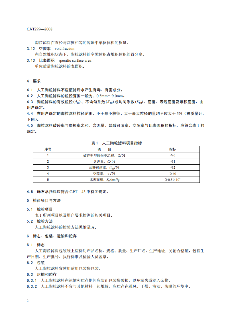CJT299-2008 水处理用人工陶粒滤料.pdf 第5页