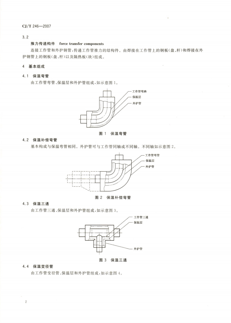 CJT246-2007 城镇供热预制直埋蒸汽保温管管路附件技术条件.pdf 第5页