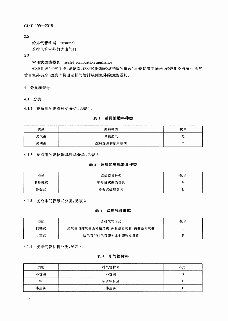 CJT199-2018 燃烧器具用给排气管.pdf 第5页