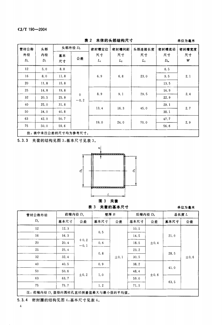 CJT190-2004 铝塑复合管用卡压式管件.pdf 第5页