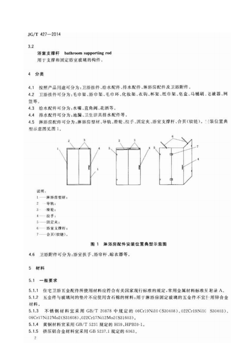 JGT427-2014 住宅卫浴五金配件通用技术要求.pdf 第5页