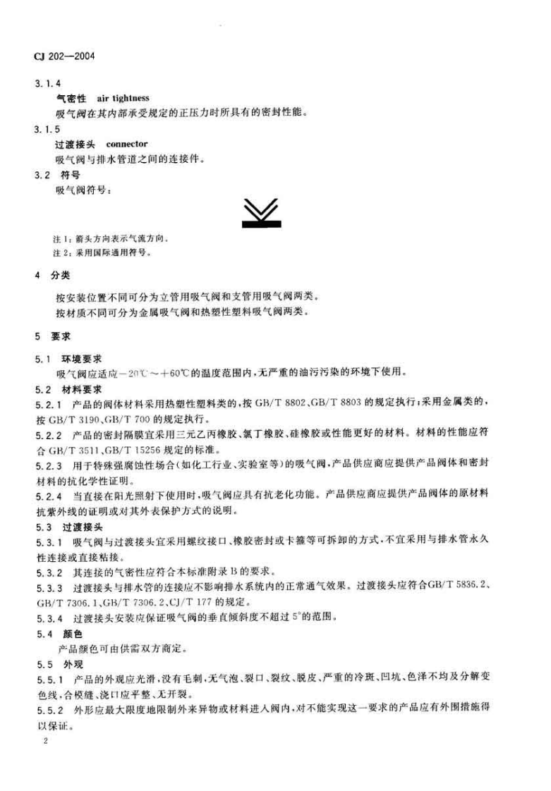 CJ202-2004 建筑排水系统吸气阀.pdf 第4页