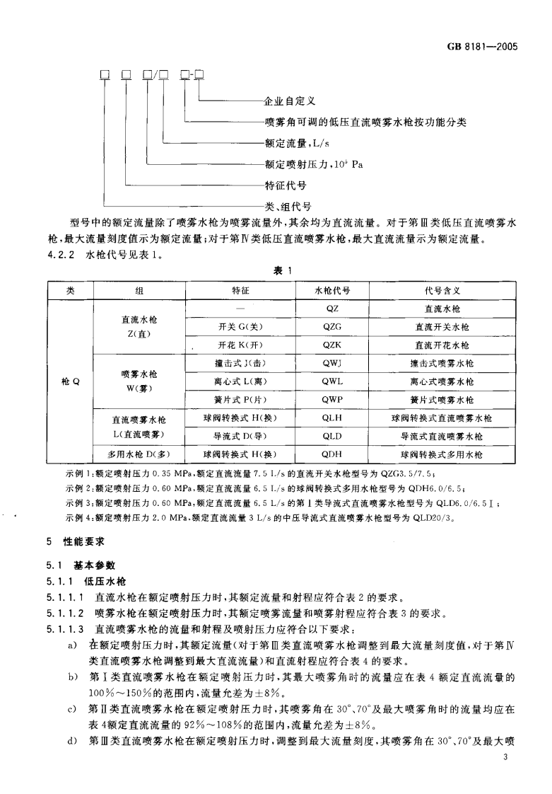 GB8181-2005 消防水枪.pdf 第5页