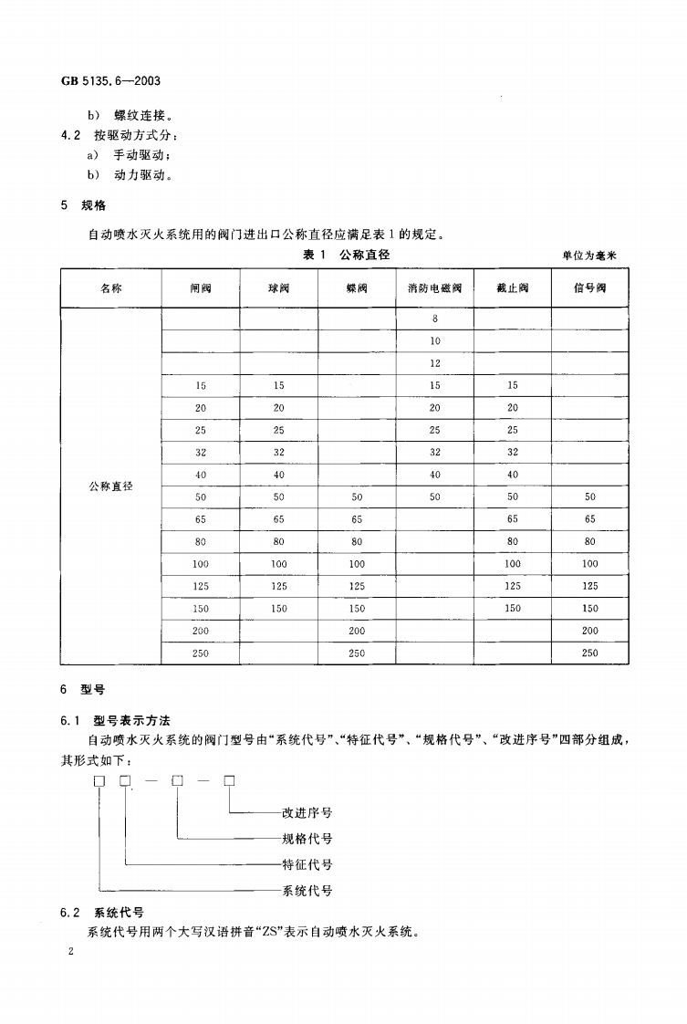 GB5135.6-2003 自动喷水灭火系统 第6部分 通用阀门.pdf 第3页