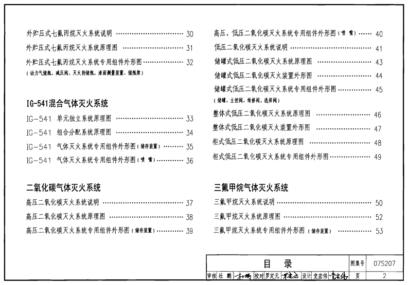07S207 气体消防系统选用、安装与建筑灭火器配置.pdf 第2页