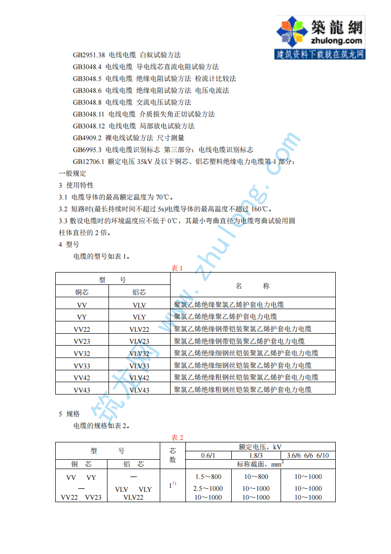 第2部分聚氯乙烯绝缘电 GB12706.2-91.pdf 第2页