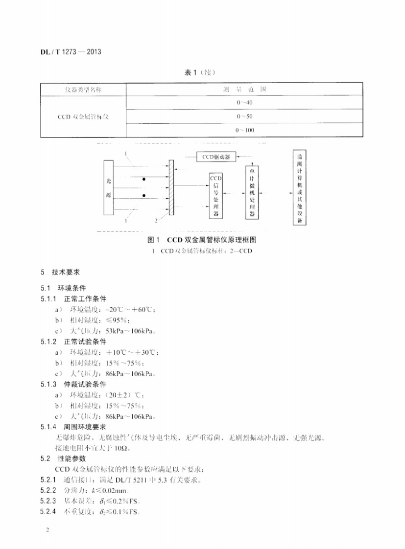 DLT1273-2013 光电式(CCD)双金属管标仪.pdf 第5页