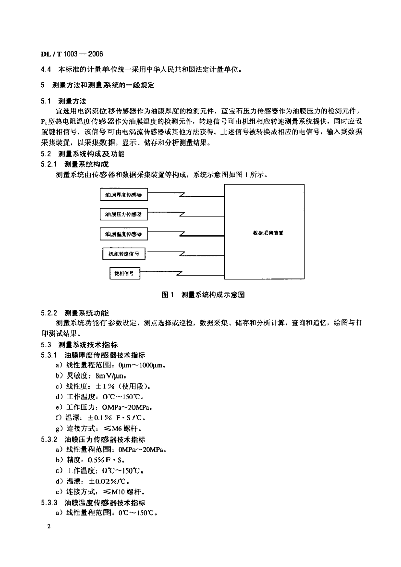 DLT1003-2006 水轮发电机组推力轴承润滑参数测量方法.pdf 第5页