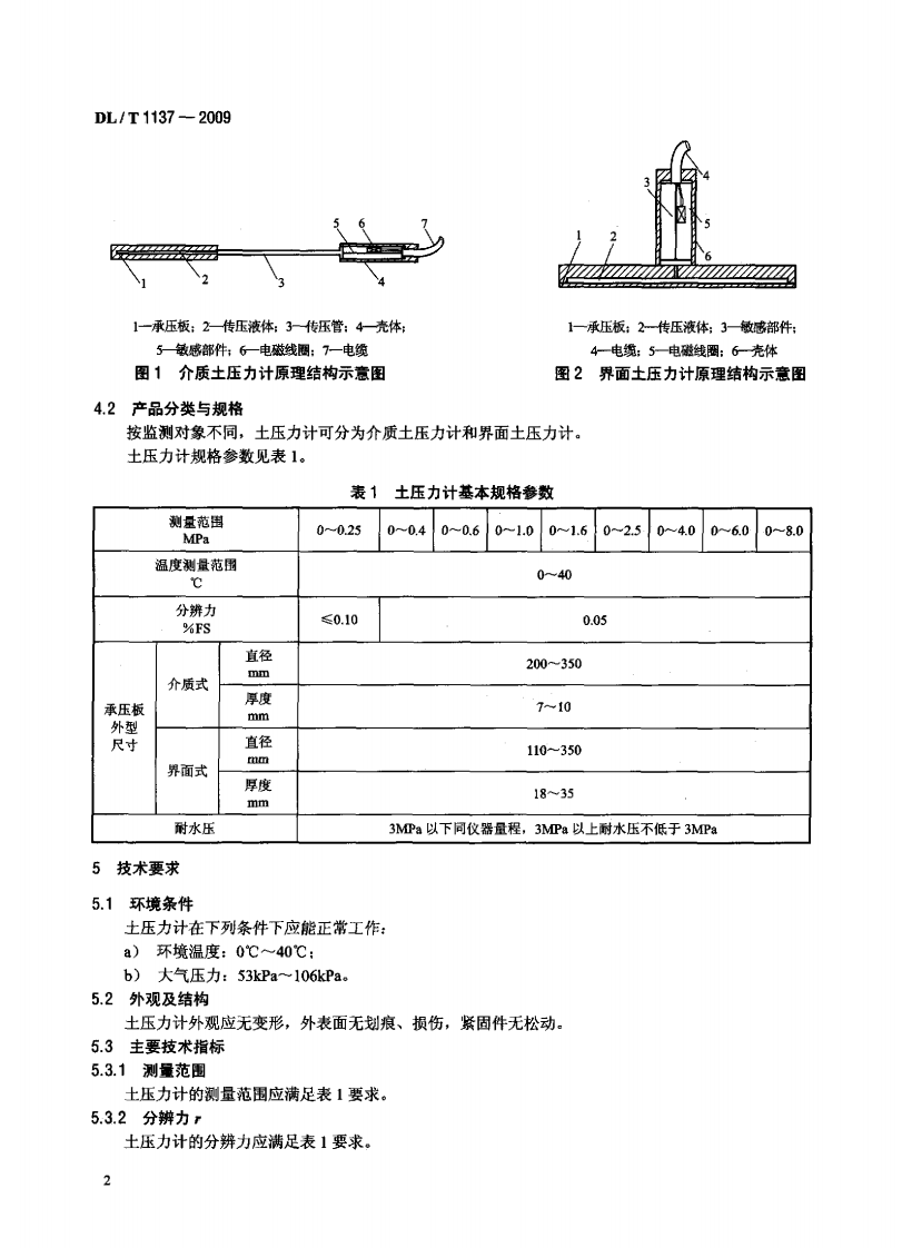 DLT1137-2009 钢弦式土压力计.pdf 第5页