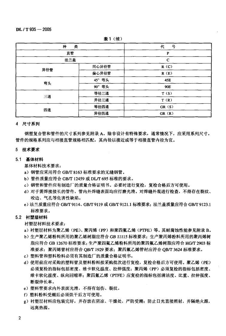 DLT935-2005 钢塑复合管和管件.pdf 第5页