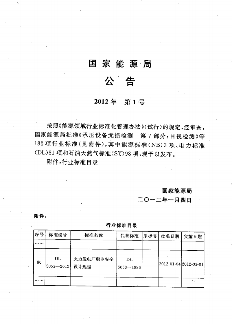 DL5053-2012 火力发电厂职业安全卫生设计规程.pdf 第3页
