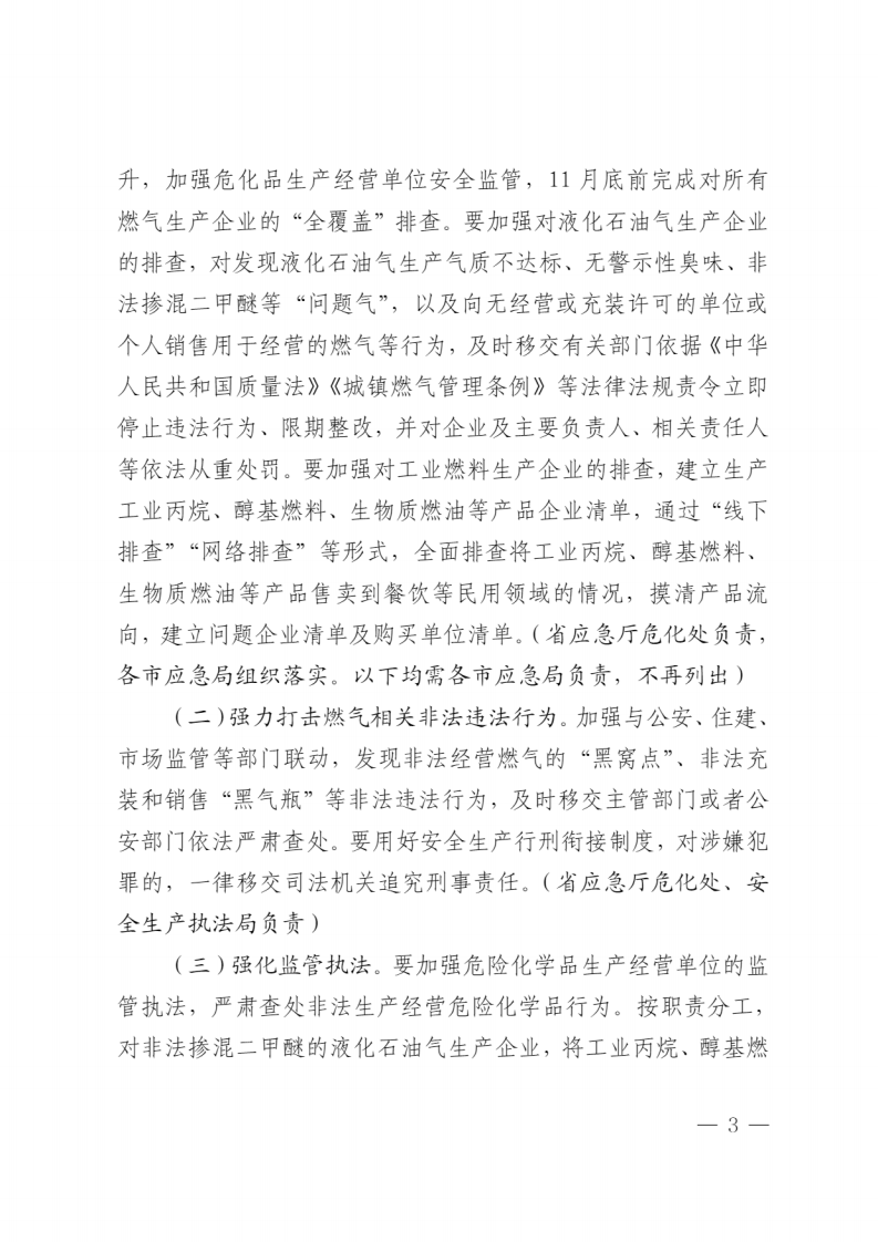 山东省应急管理厅关于印发《全省应急系统城镇燃气安全专项整治工作方案》的通知.pdf 第3页
