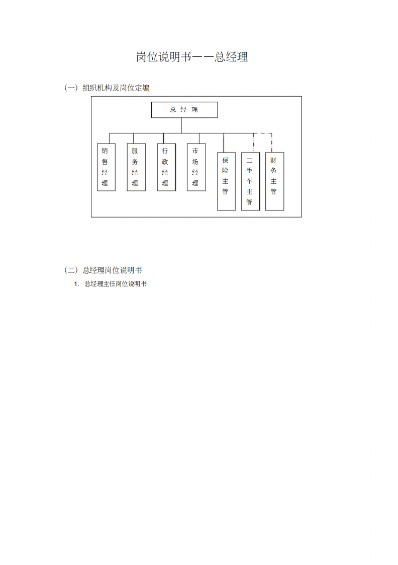 汽车公司岗位说明书全.pdf 第2页