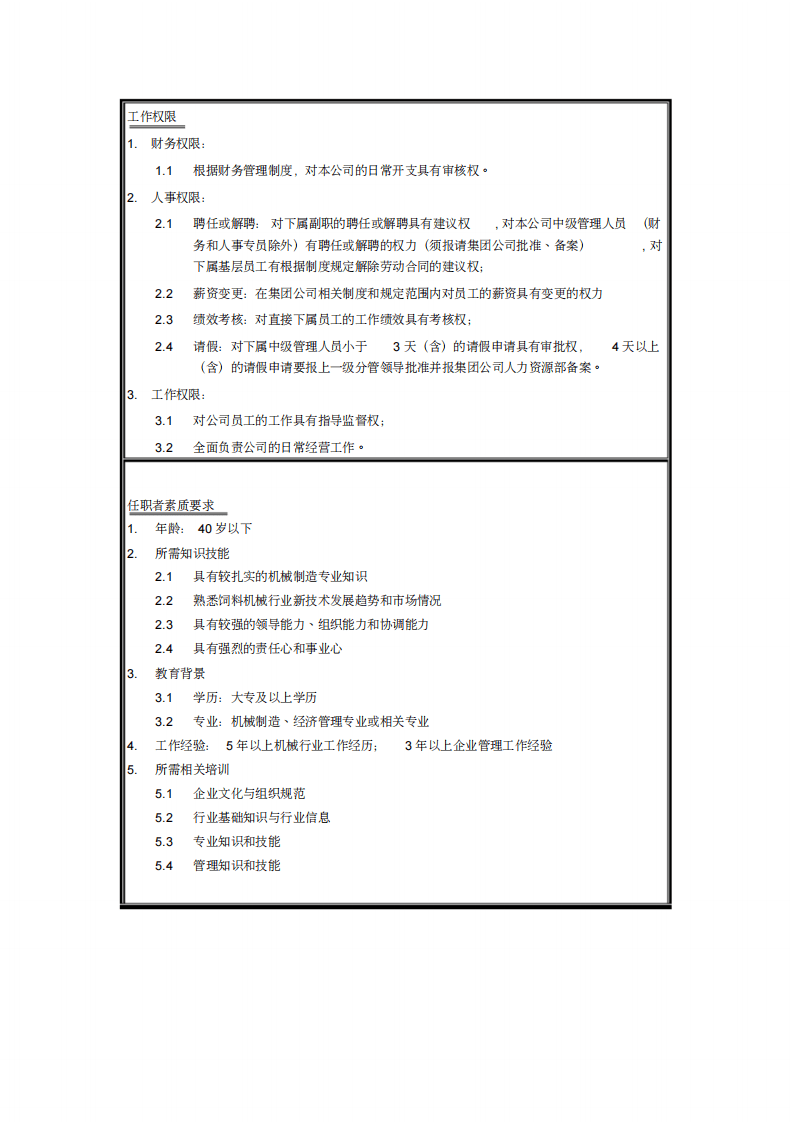 某机械公司职务说明书.pdf 第4页