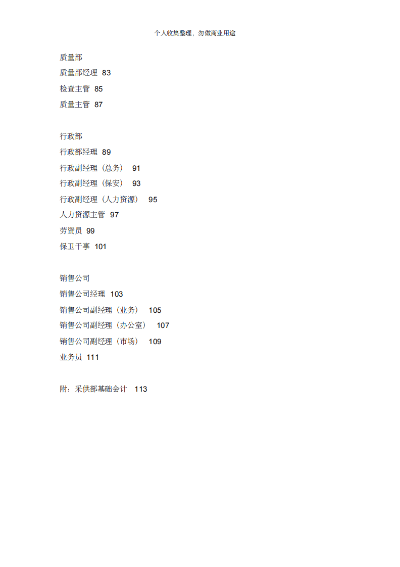 某机械公司职位说明书汇编(116页).pdf 第4页