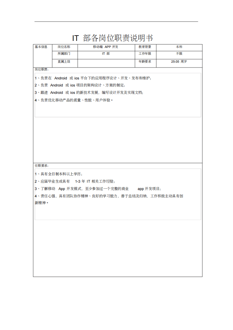 IT部岗位说明书资料.pdf 第4页