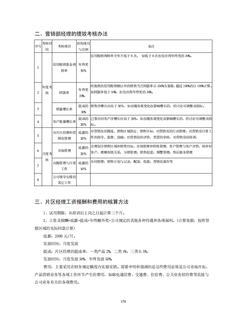 知名民营制药企业营销人员薪酬费用管理规定.pdf 第2页