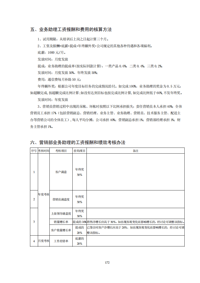 知名民营制药企业营销人员薪酬费用管理规定.pdf 第4页
