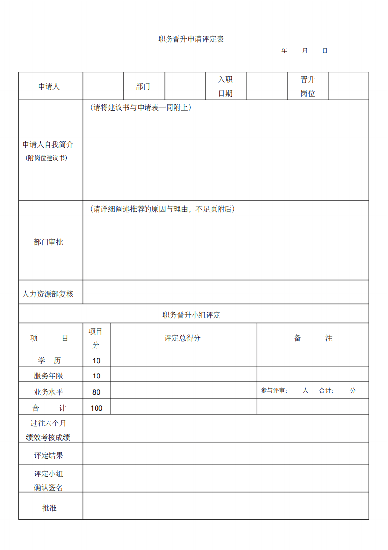 员工晋升制度(格及流程).pdf 第4页