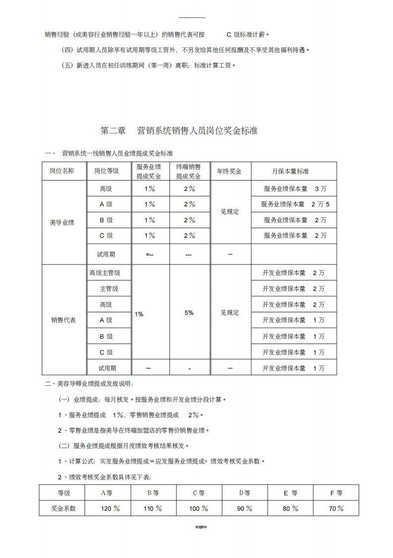 美容院公司薪酬制度(1).pdf 第3页
