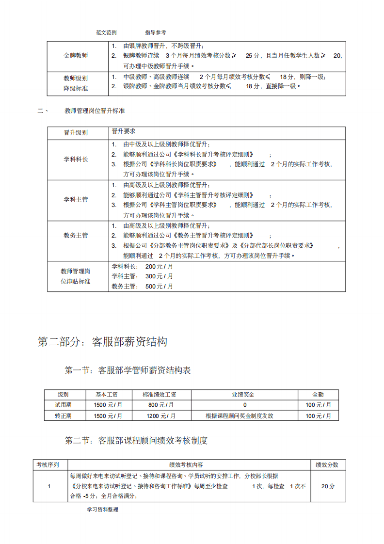 教育培训机构新薪酬制度.pdf 第5页
