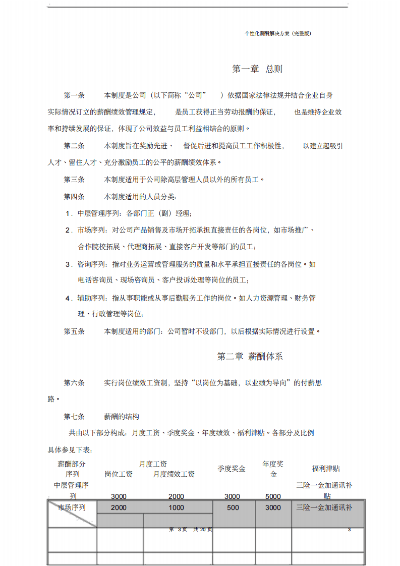 教育培训机构薪酬管理解决方案(完整版).pdf 第3页