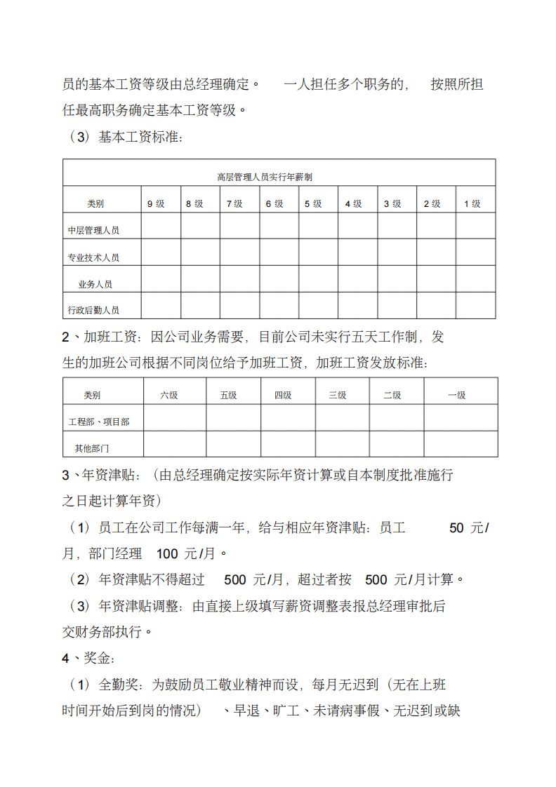 工程施工企业薪酬管理制度.pdf 第3页