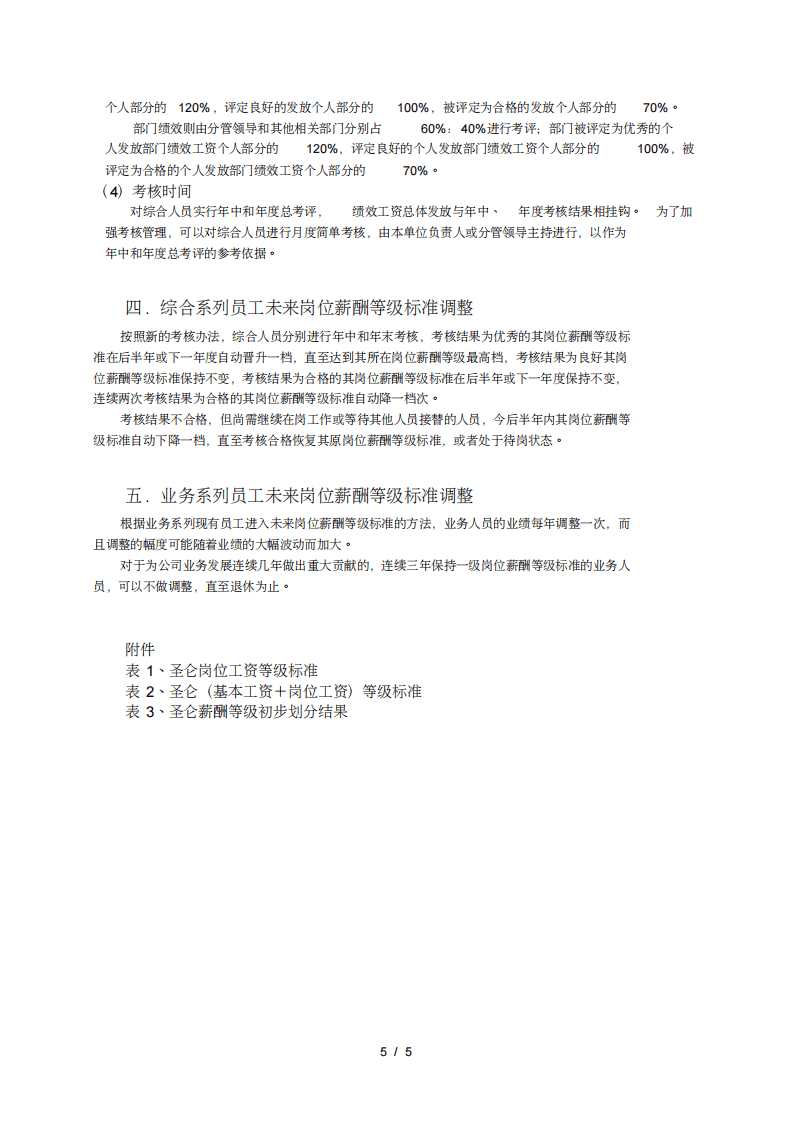 圣仑进出口集团公司薪酬体系设计方案.pdf 第5页