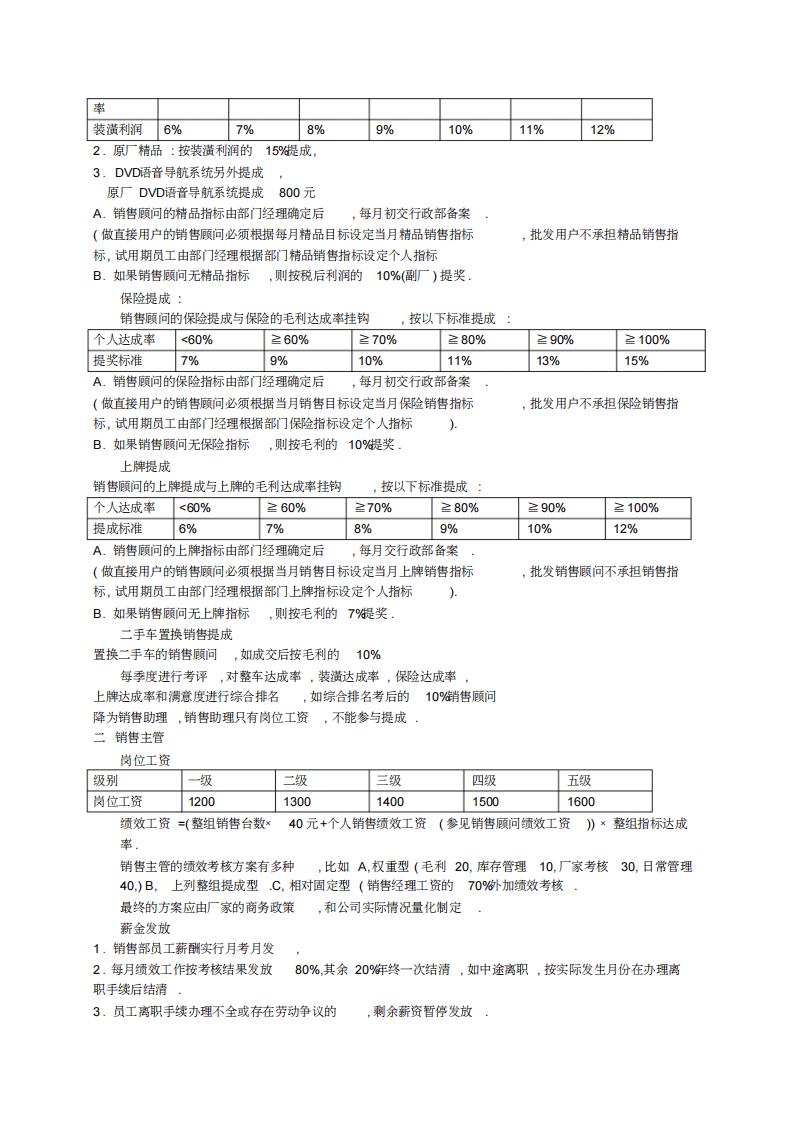 汽车4S店薪酬绩效考核方案.pdf 第2页