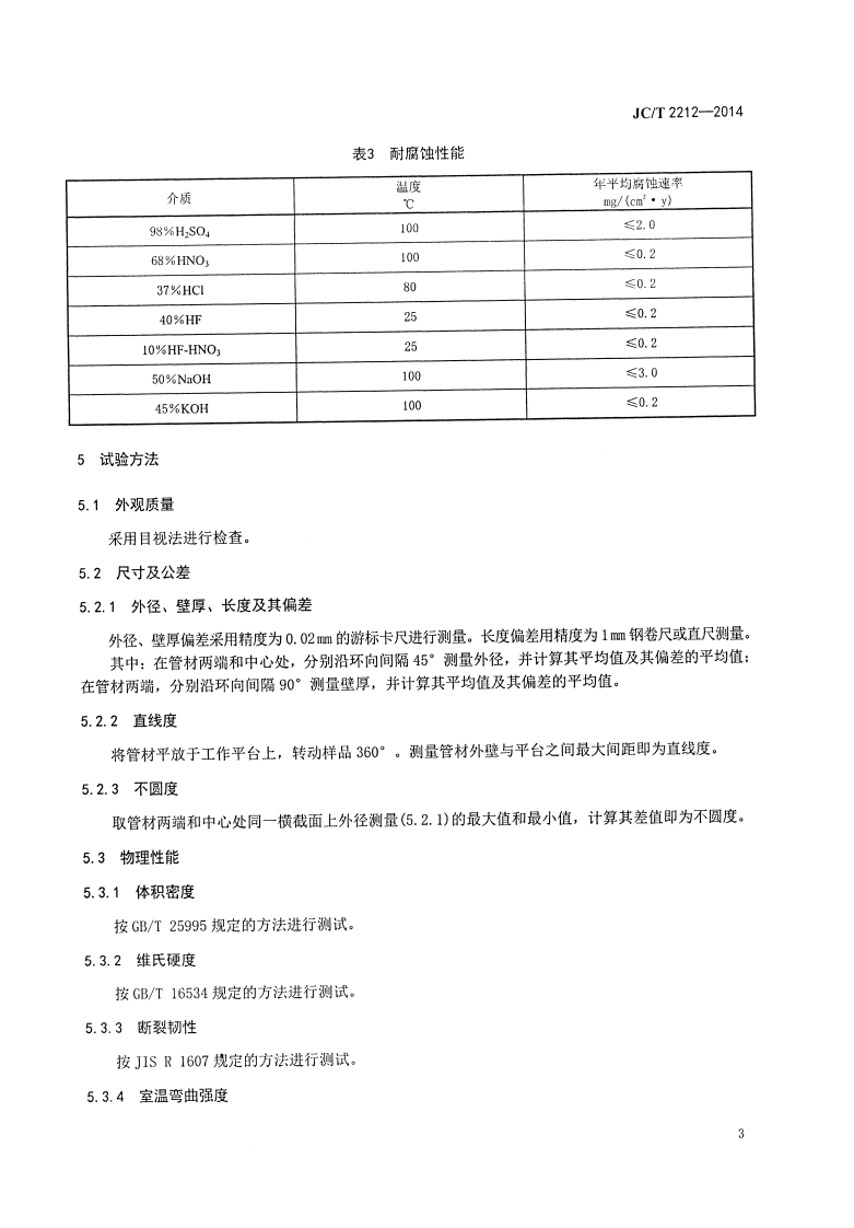JCT2212-2014 常压固相烧结碳化硅陶瓷热交换管.pdf 第5页