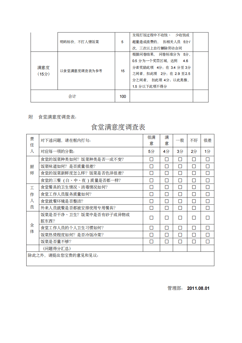 食堂管理及考核办法.pdf 第5页
